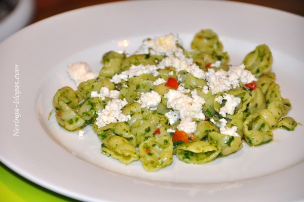 makaronai_su_rucola_bei_ricotta