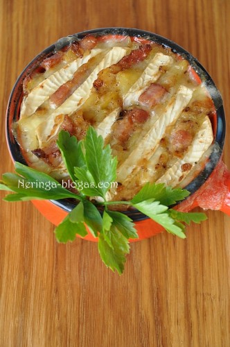 tartiflette  - prancuziska uzkepele