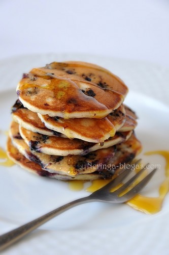 pancakes su melynemis