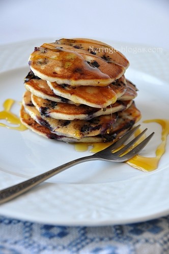 pancakes su melynemis