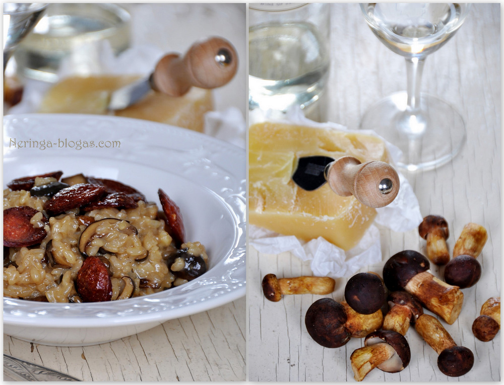 risotto su baravykais