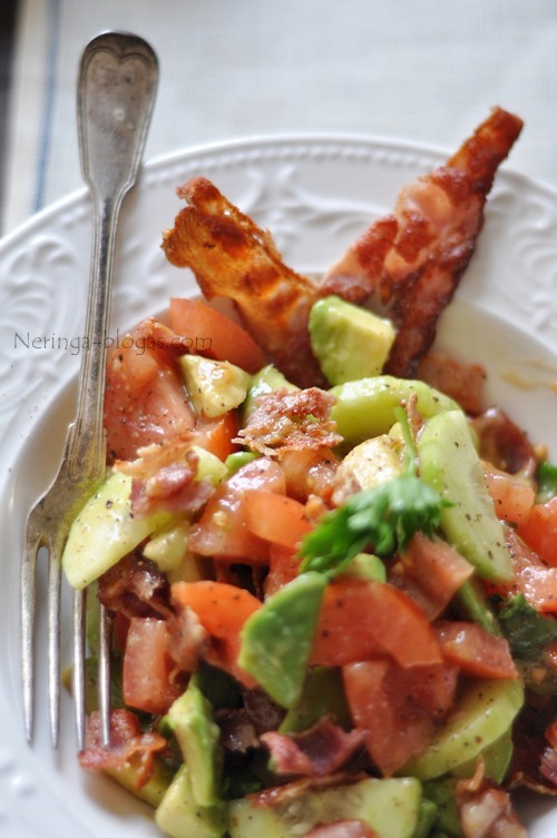 sonines, avokado salotos