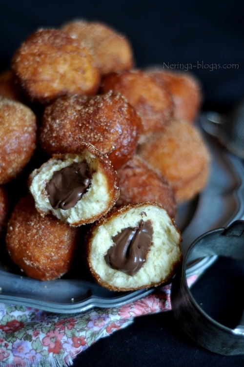 mielines spurgos su nutella