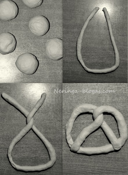 bavariski riestainiai - pretzels