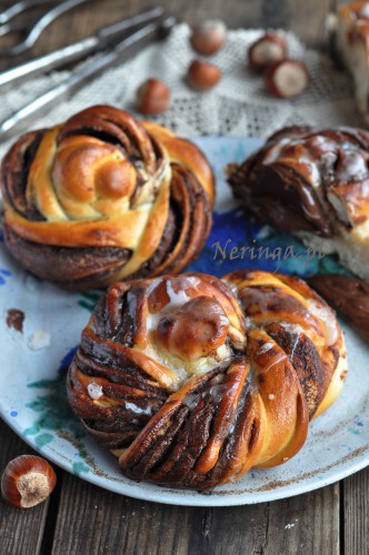 Mielines bandeles su nutella